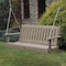 Highwood Usa 5ft Lehigh Porch Swing Outdoor Furniture for Patio, Backyard, Garden AD-PORL1-WBR - alternate 3